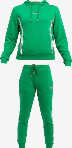 Tom Barron Sports Suit in Green: front