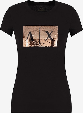 Maglietta 'T-shirt AX ARMANI EXCHANGE da Donna - bianco 8NYTDLYJ73Z6110' di ARMANI EXCHANGE in nero: frontale