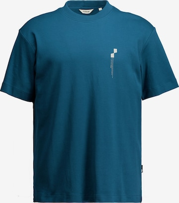 T-Shirt CHASIN' en bleu : devant