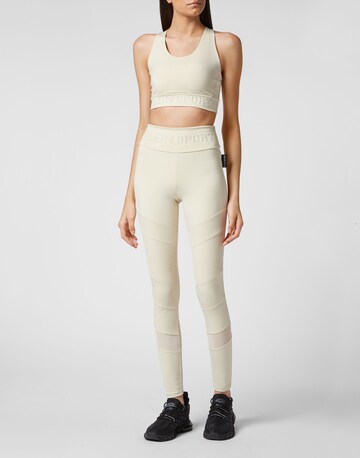 Plein Sport - Skinny Leggings en beige