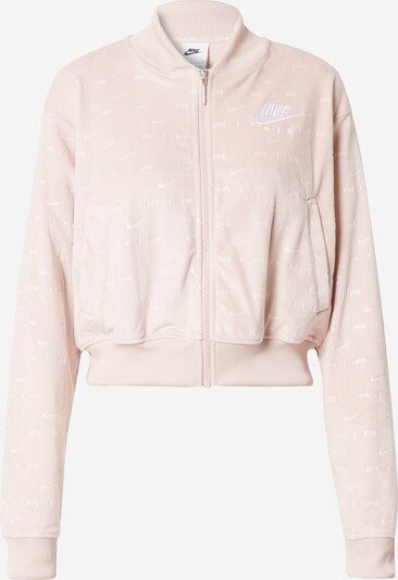 Nike Sportswear Sportiska jaka 'NSW Air', krāsa - pasteļrozā / balts, Preces skats