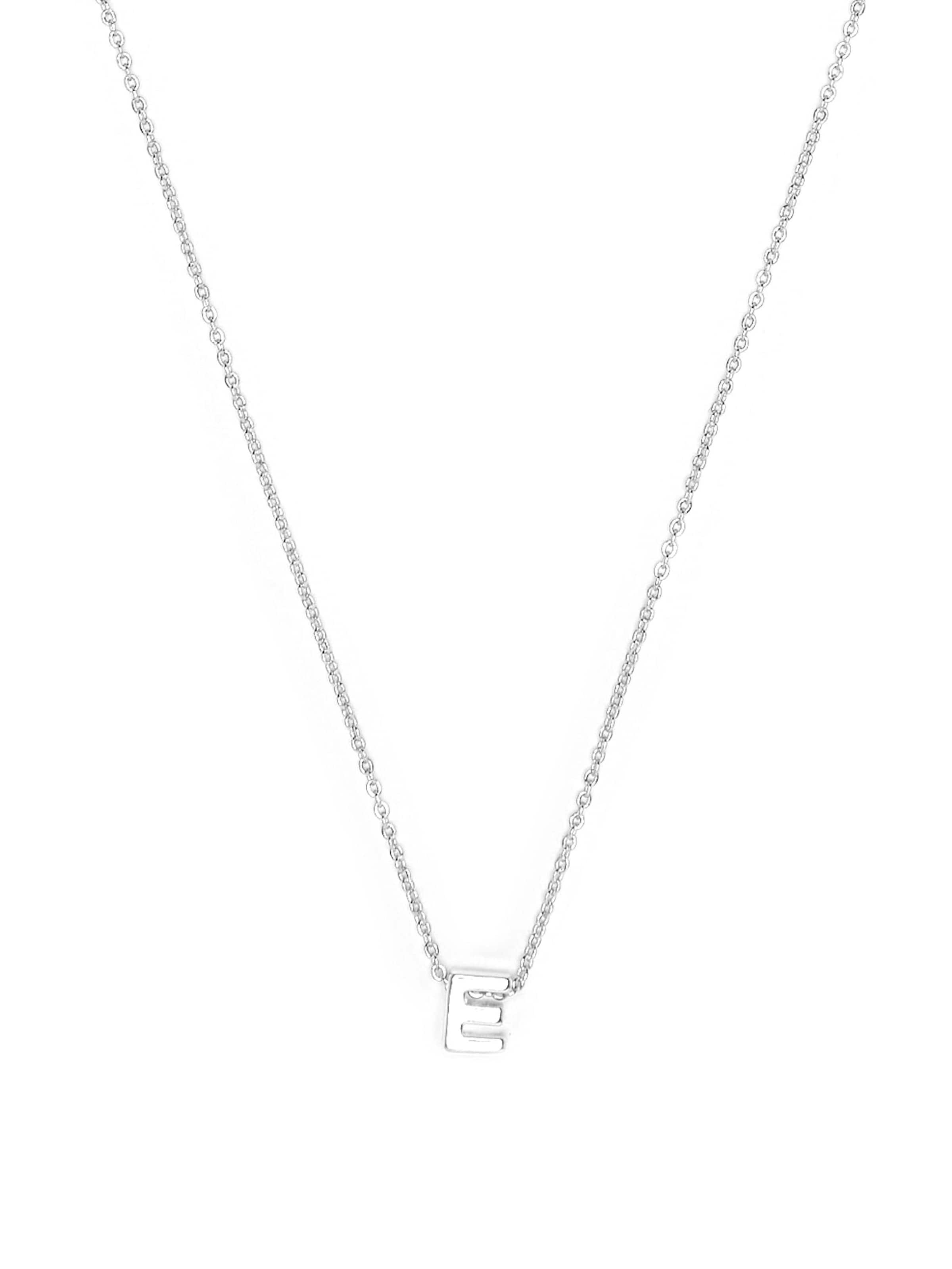 Luxenter - Cadena 'Alphabet E' en plata