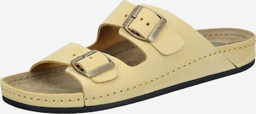 DR. BRINKMANN Mules 'BONILLO' in Yellow: front