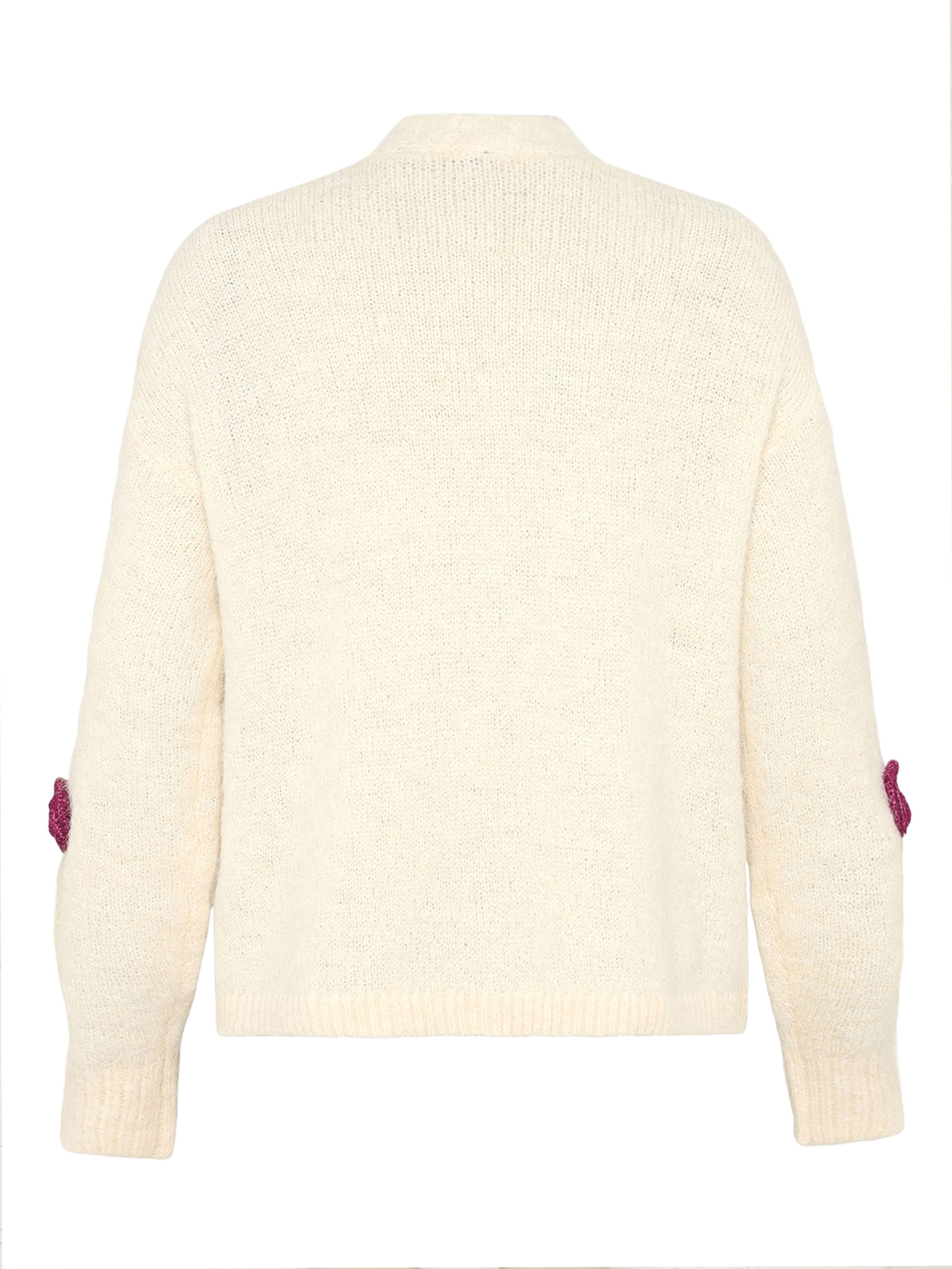 zero Knit cardigan in White