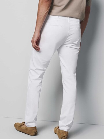 MEYER Regular Chino Pants in White
