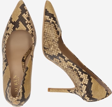 Lauren Ralph Lauren - Zapatos con plataforma 'LINDELLA' en marrón