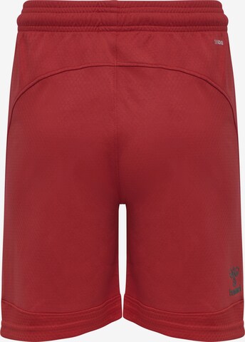 Hummel Regular Workout Pants 'Lead' in Red