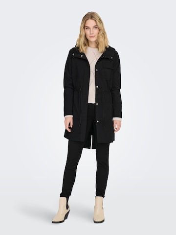 JDY Between-Seasons Parka 'Polly' in Black