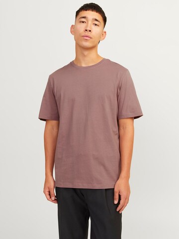 JACK & JONES Slim fit Koszulka w kolorze fioletowy: przód