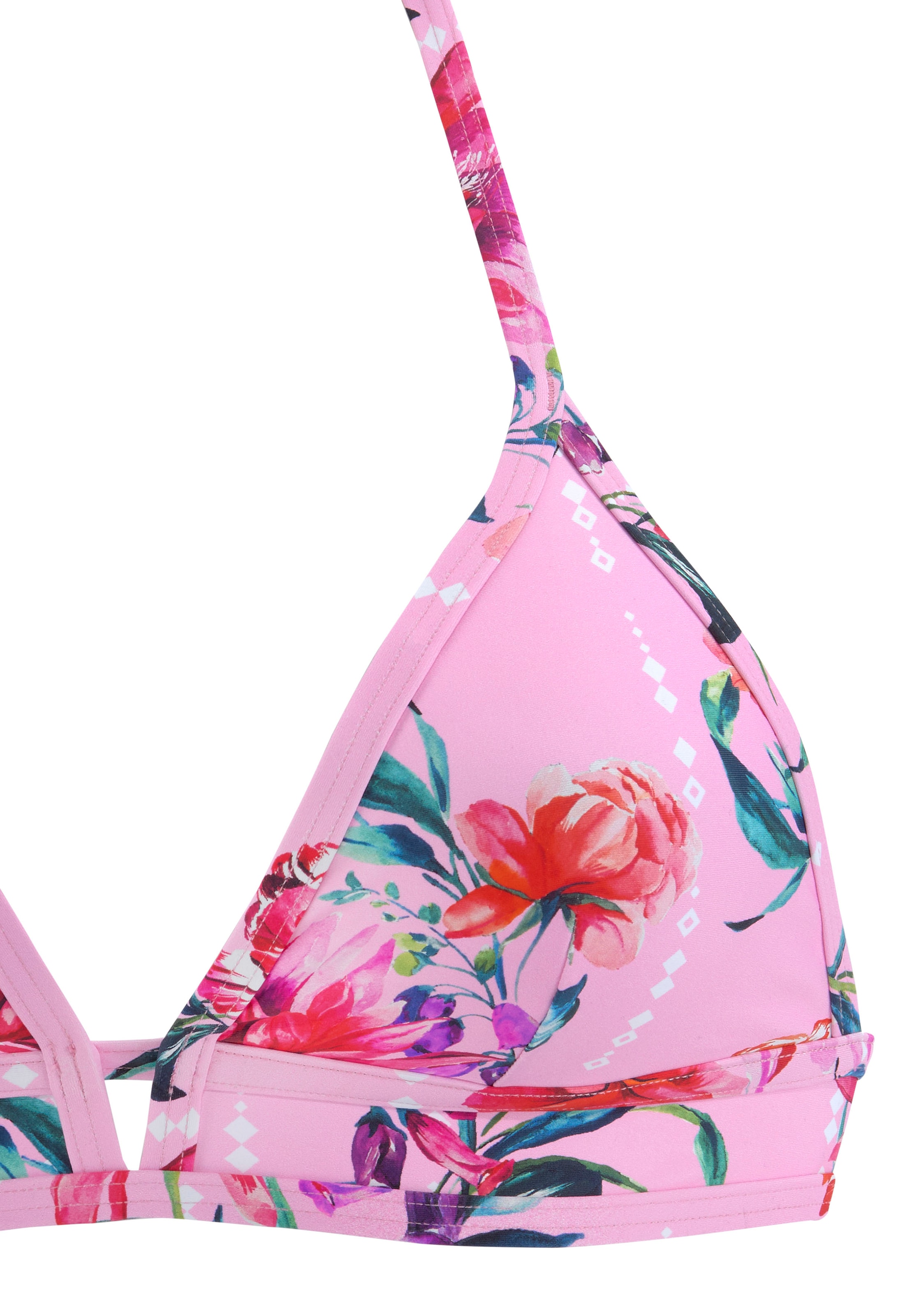 SUNSEEKER Треугольник Верх бикини в Ярко-розовый