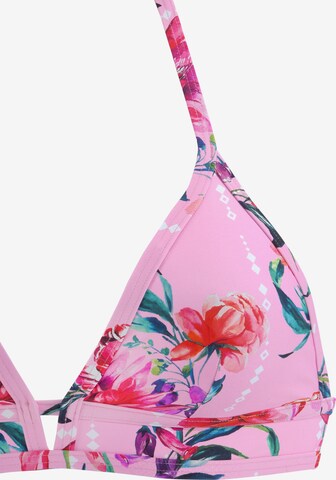 SUNSEEKER Triangel Bikinitop in Roze