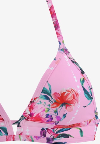 rozā SUNSEEKER Trijstūra formas Bikini augšdaļa