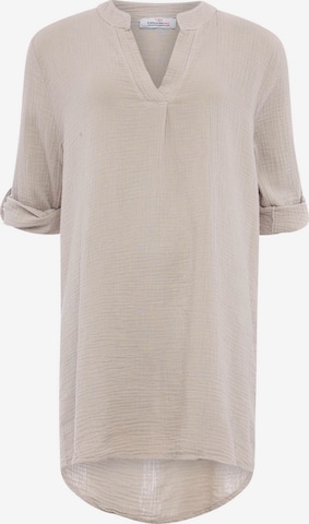 Zwillingsherz Tunika 'Amelie' värissä beige: etupuoli