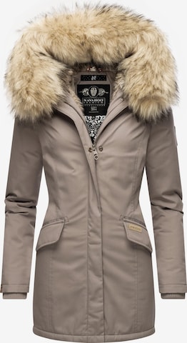 Manteau d’hiver 'Cristal' NAVAHOO en gris : devant