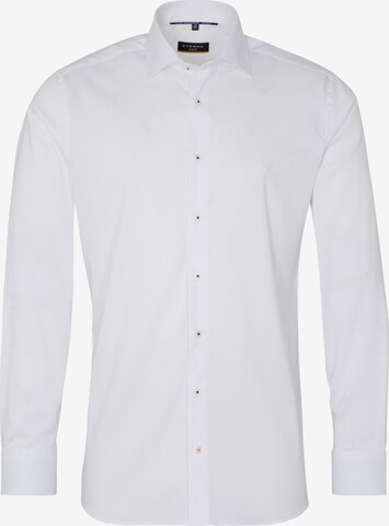 ETERNA Slim Fit Skjorte i hvid: forside