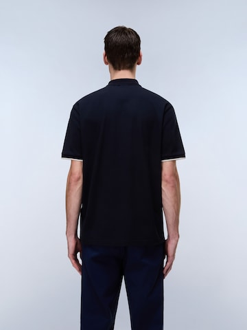 NAPAPIJRI 6D34 - NP MN POLOS 'E-BADGE SS 1' in Blau