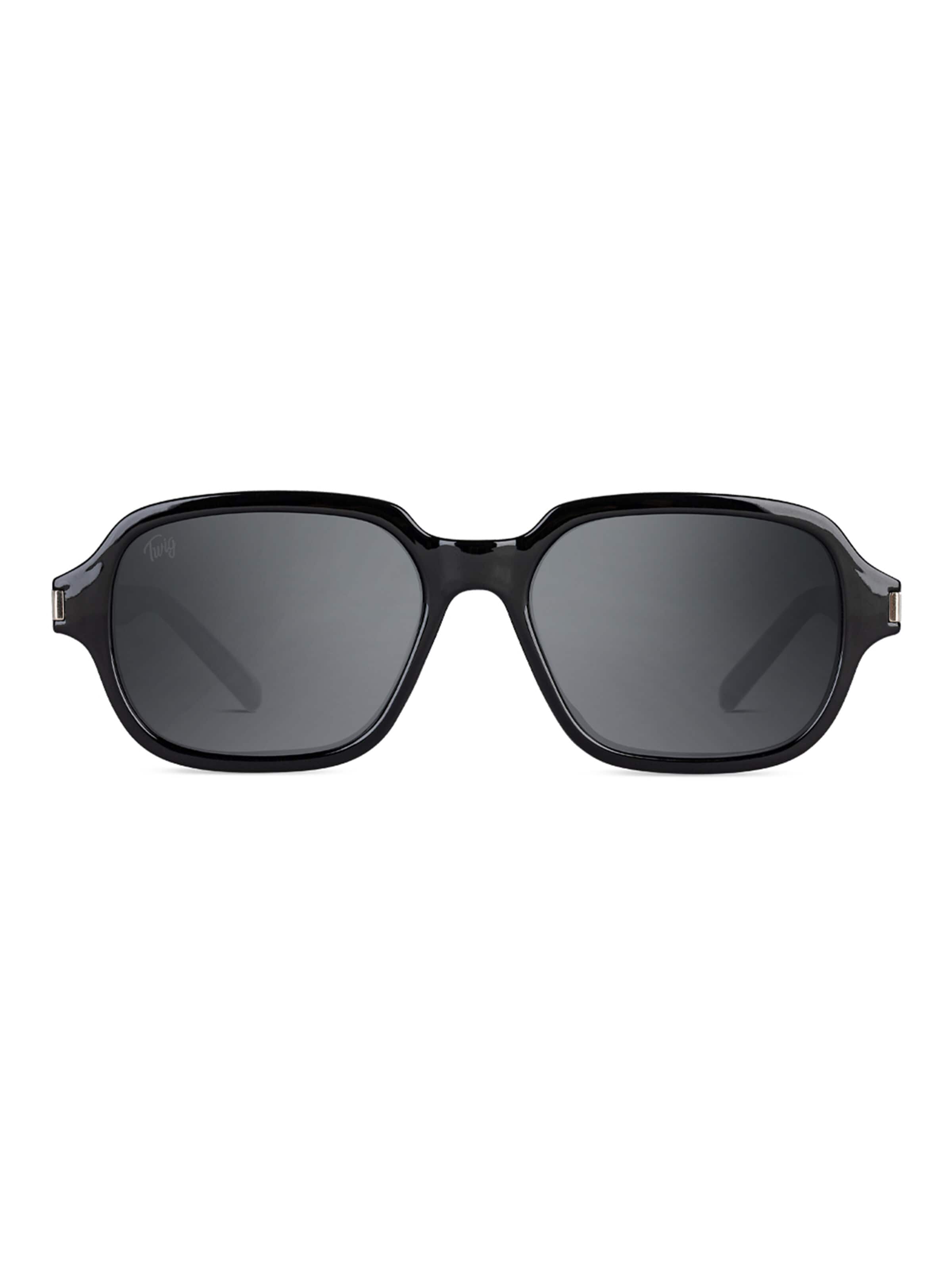 TWIG Concept Milano Okulary przeciwsłoneczne 'Acosta' w kolorze czarny: przód