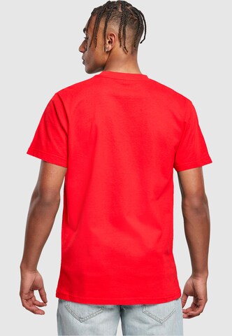 T-Shirt 'Weekend Wolf' Mister Tee en rouge