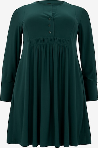 YOEK Jurk in Groen: voorkant
