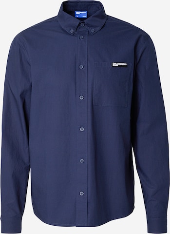 KARL LAGERFELD JEANSRegular Fit Košulja - plava boja: prednji dio