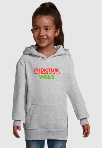 Merchcode Sweatshirt 'Christmas Vibes' in Grey: front