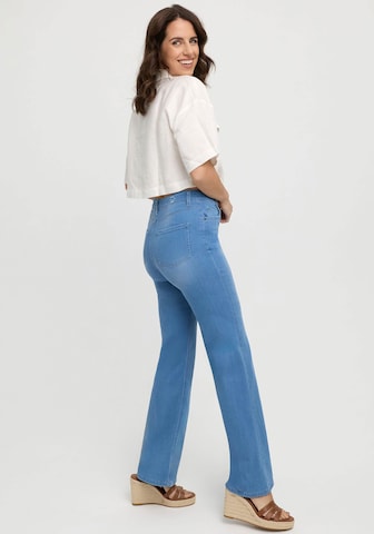 wonderjeans Bootcut Jeans in Blau