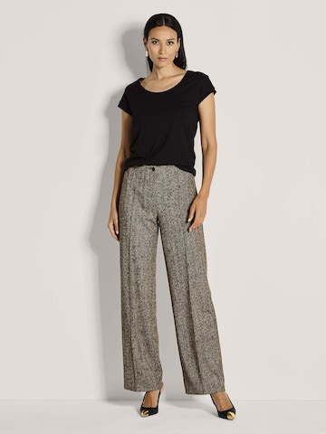 Loosefit Pantalon à plis MADELEINE en marron