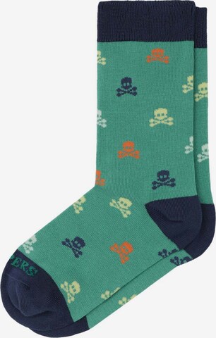 Scalpers Ponožky – zelená: přední strana