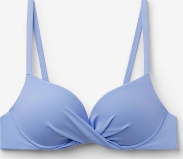 CALZEDONIA Bikinitop 'Premium Fit' in Blau: Vorderseite