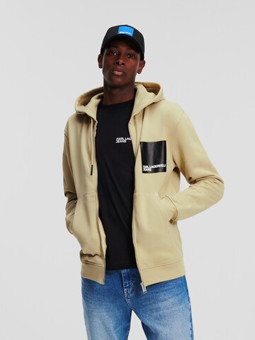 Giacca di felpa di KARL LAGERFELD JEANS in verde