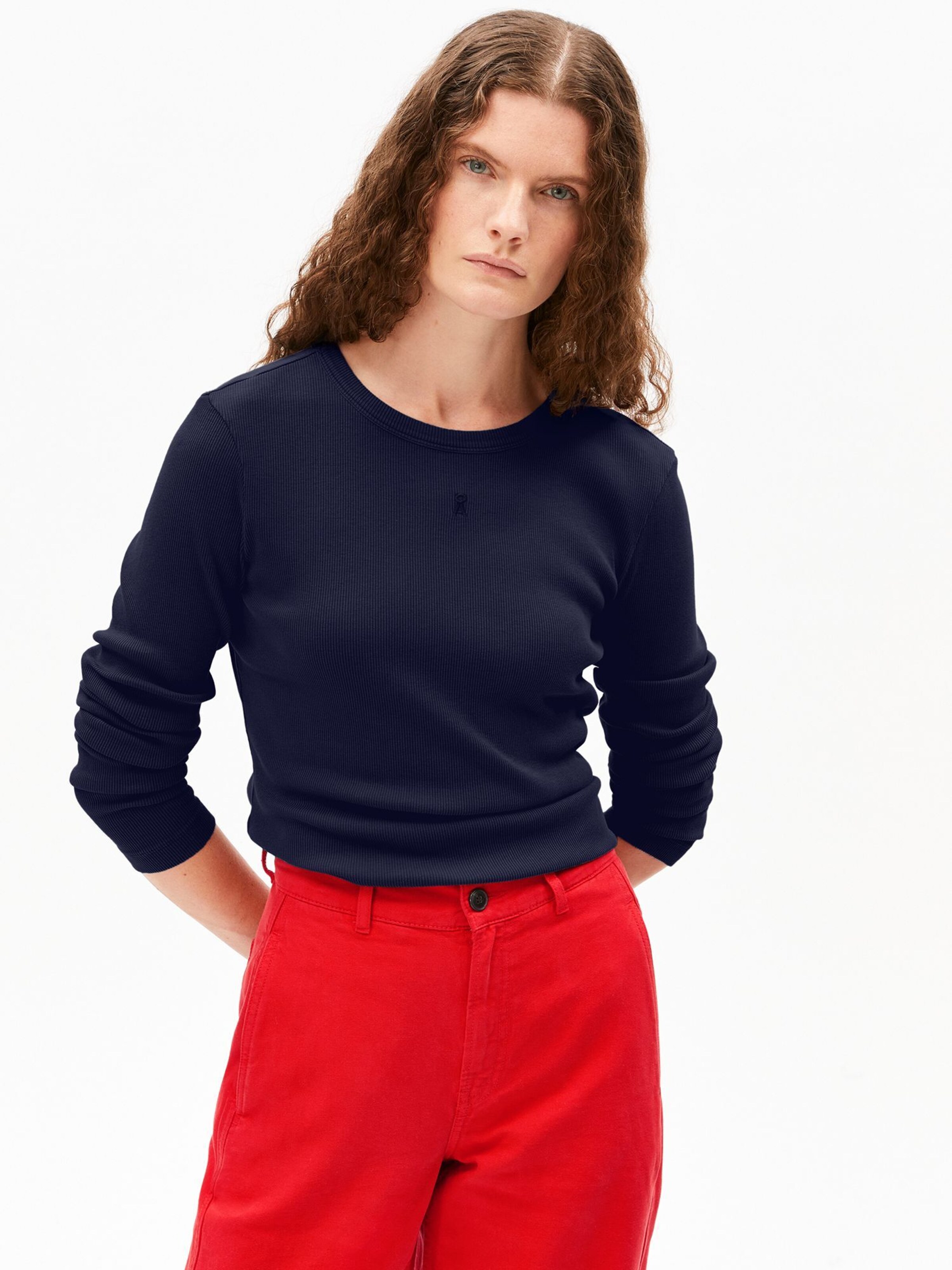 ARMEDANGELS Shirt in Blue: front