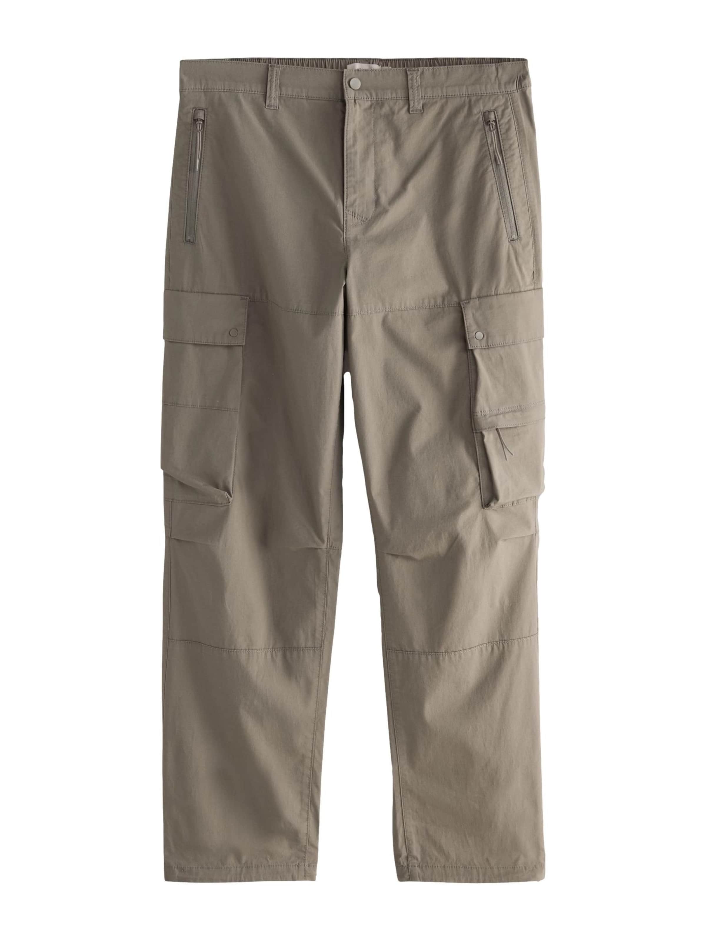 Regular Pantalon cargo Next en vert : devant