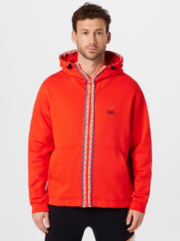 NIKE Sportsweatjacke in Rot: predná strana