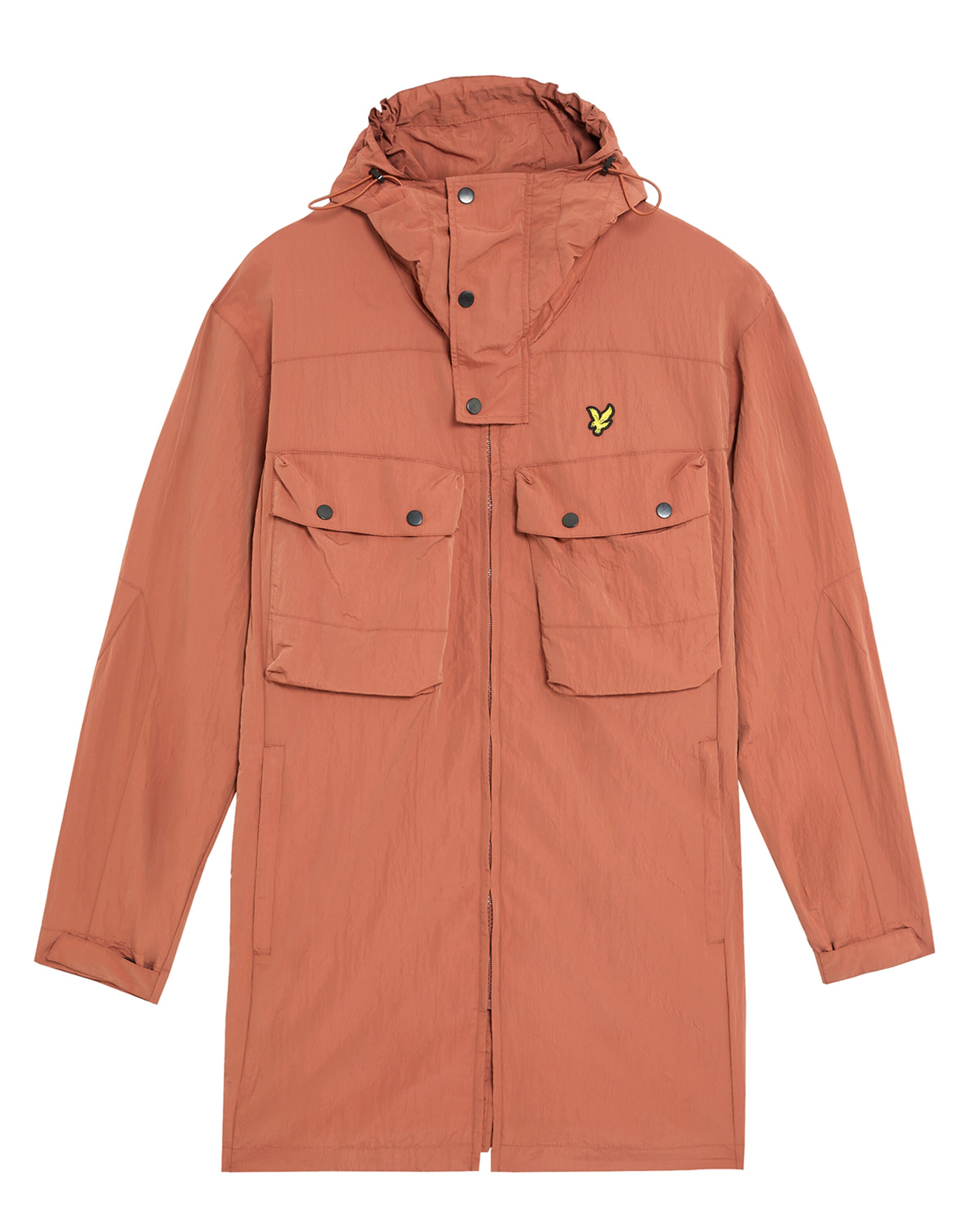 Lyle & Scott Tussenjas in Rood: voorkant