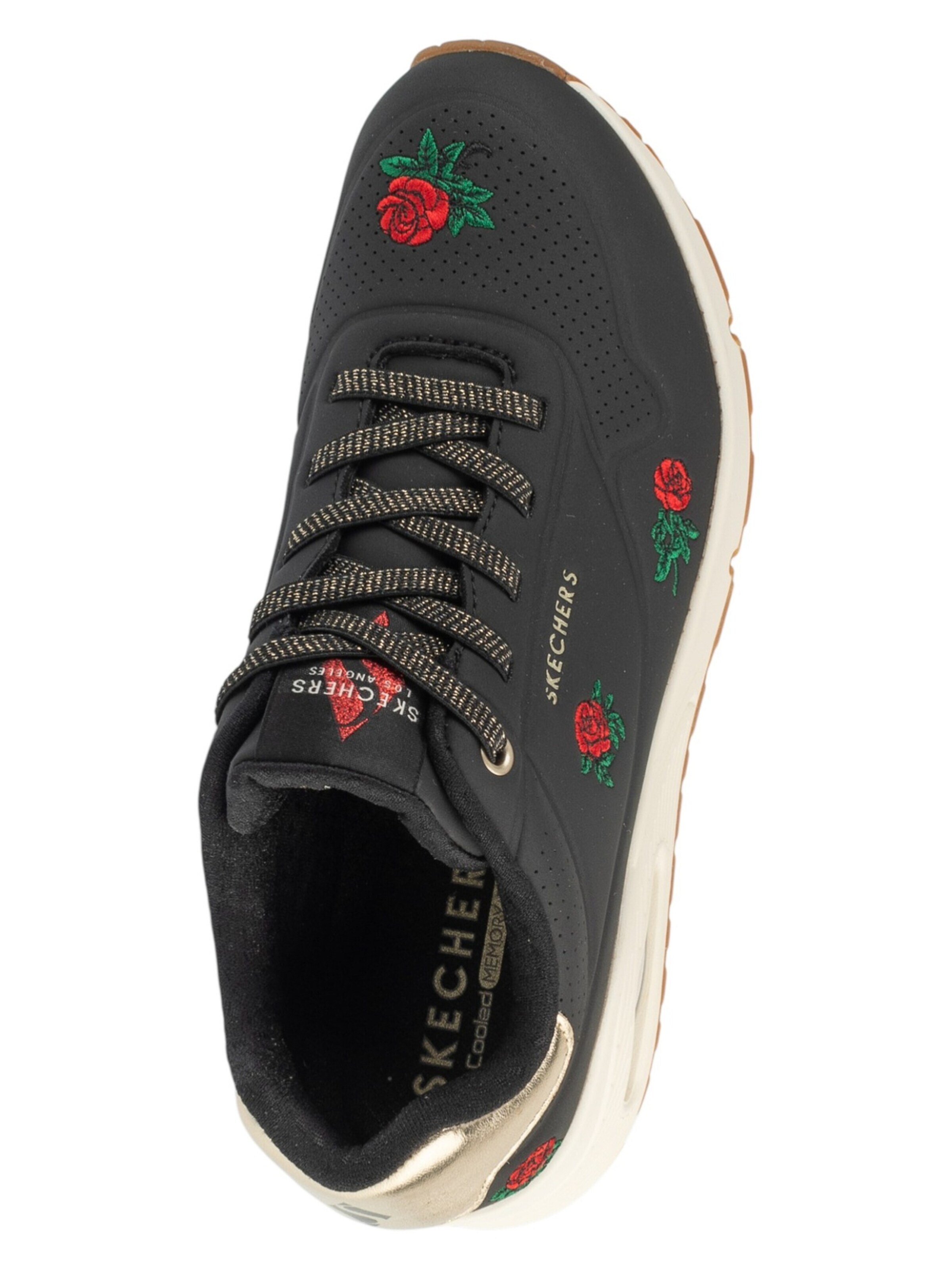 SKECHERS Sneakers laag 'Skechers Uno - Champagne and Roses' in Grijs