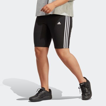 ADIDAS SPORTSWEAR - Skinny Pantalón deportivo 'Essentials 3-Stripes Bike' en negro