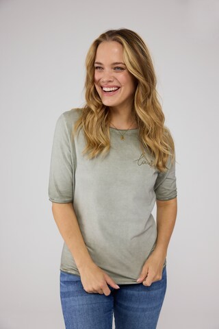LIEBLINGSSTÜCK Shirt 'Camila' in Green: front