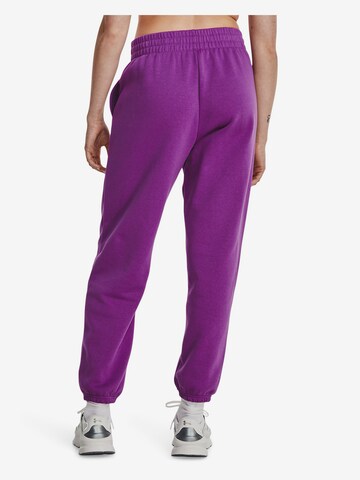 UNDER ARMOUR Regular Workout Pants 'Rival' in Purple