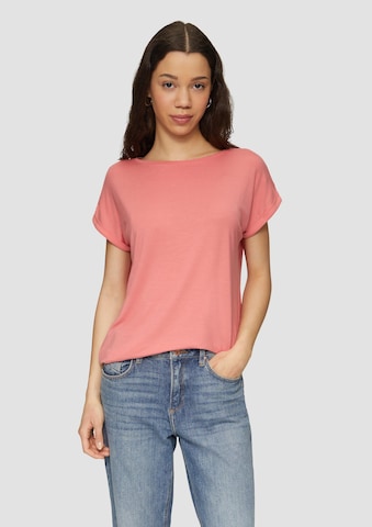 QS T-Shirt in Orange: Vorderseite