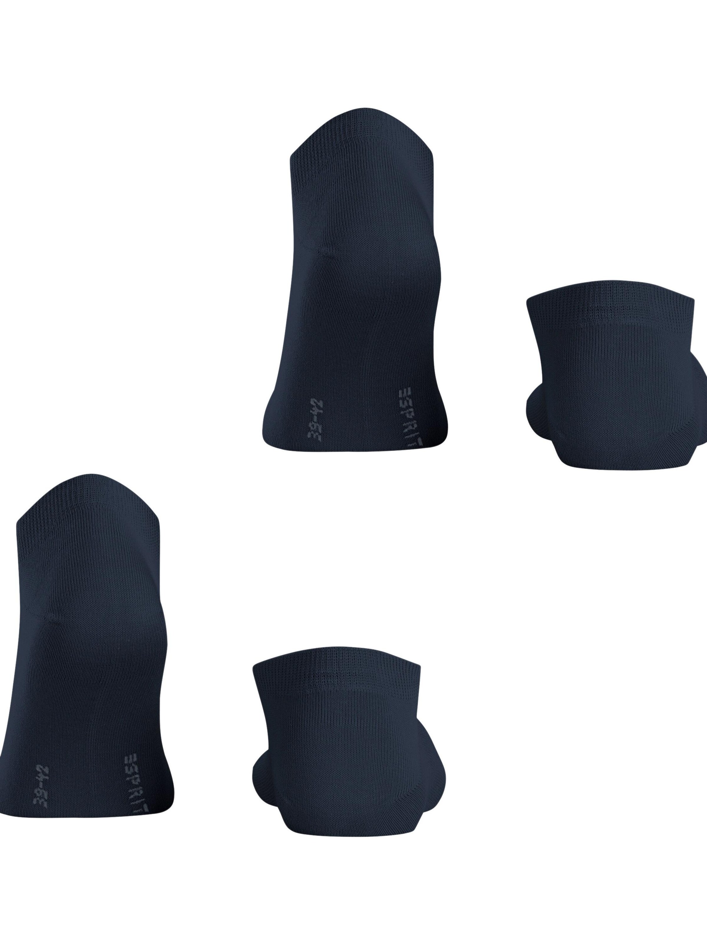 ESPRIT Füßlinge 'Basic Uni 2-Pack'‌‌‌ in Blau