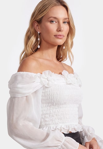faina - Blusa en blanco