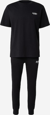 JACK & JONESJogging komplet 'JJEARCHIVE' - crna boja: prednji dio