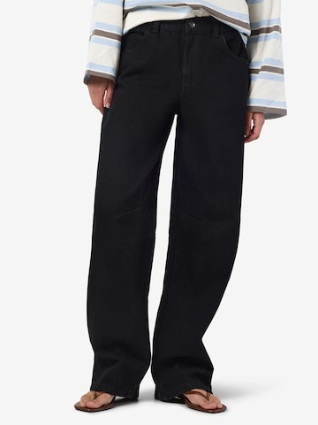 Noisy may Wide leg Jeans 'NMHAZAL' in Black: front