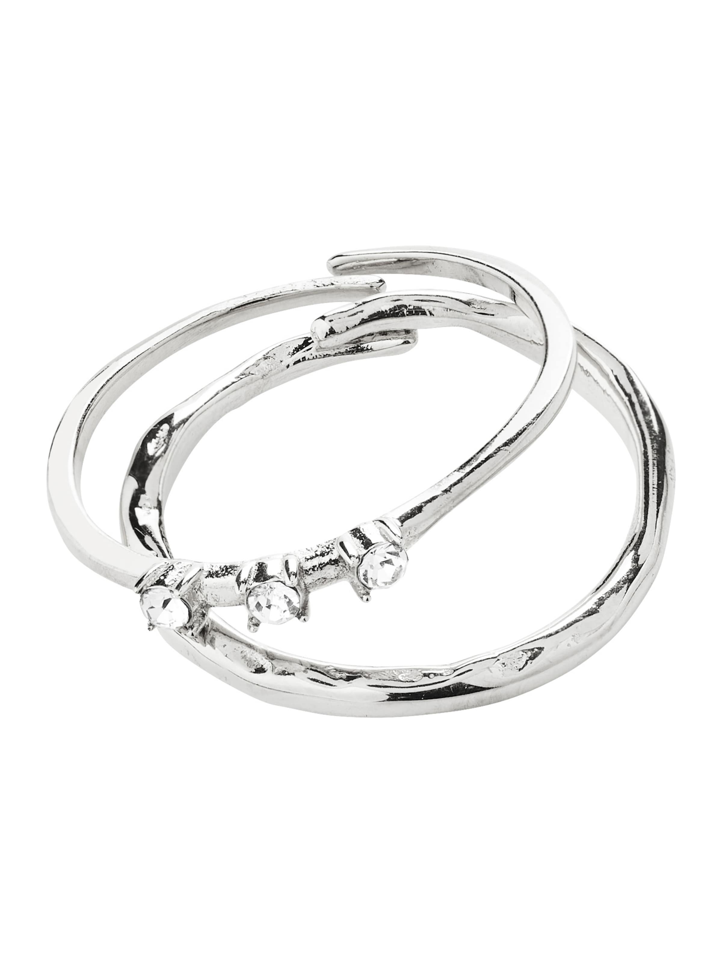 Pilgrim Ring 'Ivarin' i silver: framsida