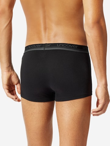 uncover by SCHIESSER - Calzoncillo largo 'Cotton' en negro