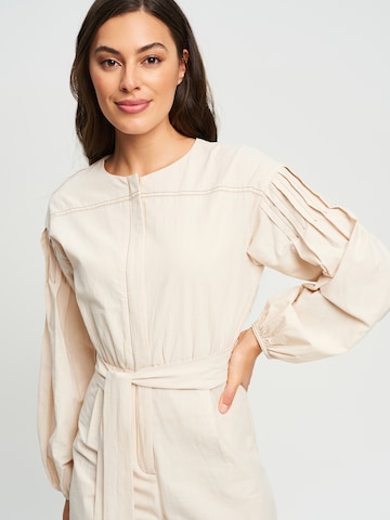 St MRLO Jumpsuit 'Tyra' in Beige: terug