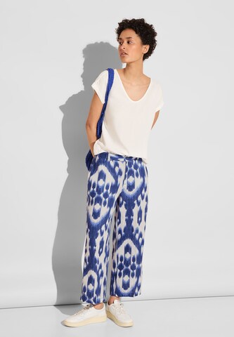 STREET ONE Loose fit Pants 'Emee' in Blue