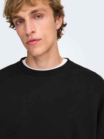 Only & Sons Sweatshirt 'ONSCeres' in Black