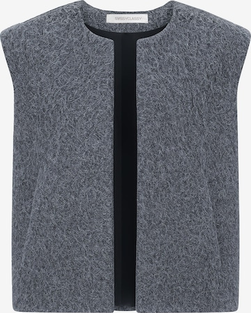 SASSYCLASSY Weste in Grau: Vorderseite