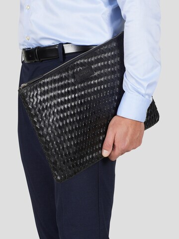 Howard London Laptop Bag in Black: front